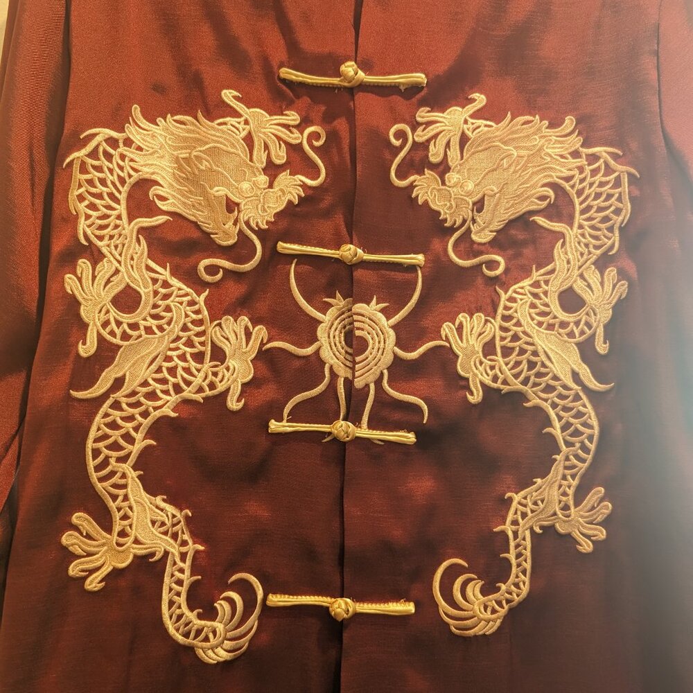 Dark Red Men Jacket - image 2